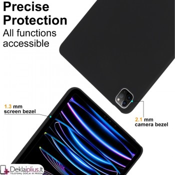Liquid Air silikoninis juodas dėklas (Apple Ipad Pro 11 (2024-2025)